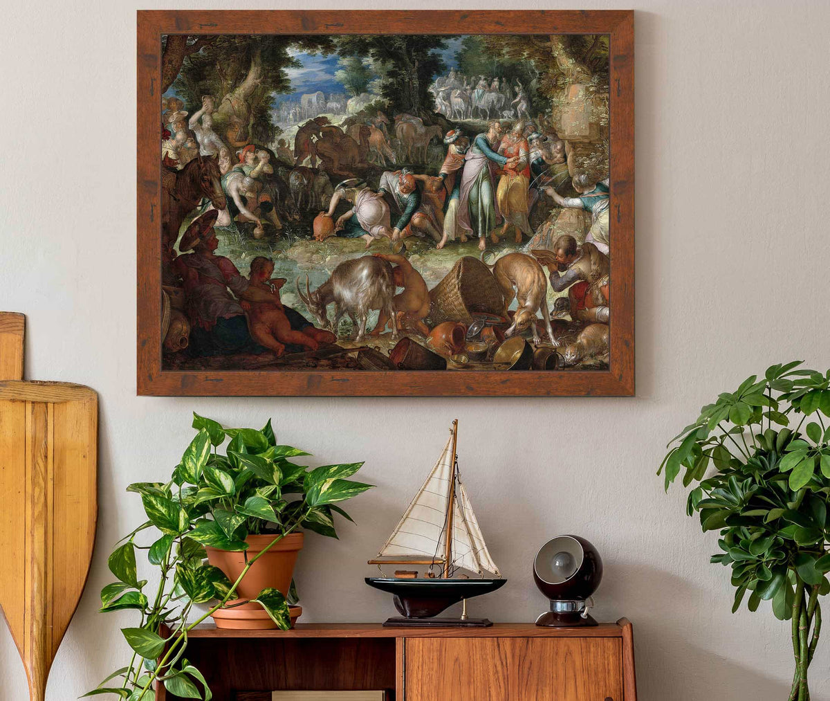 Moses Striking The Rock by Joachim Wtewael