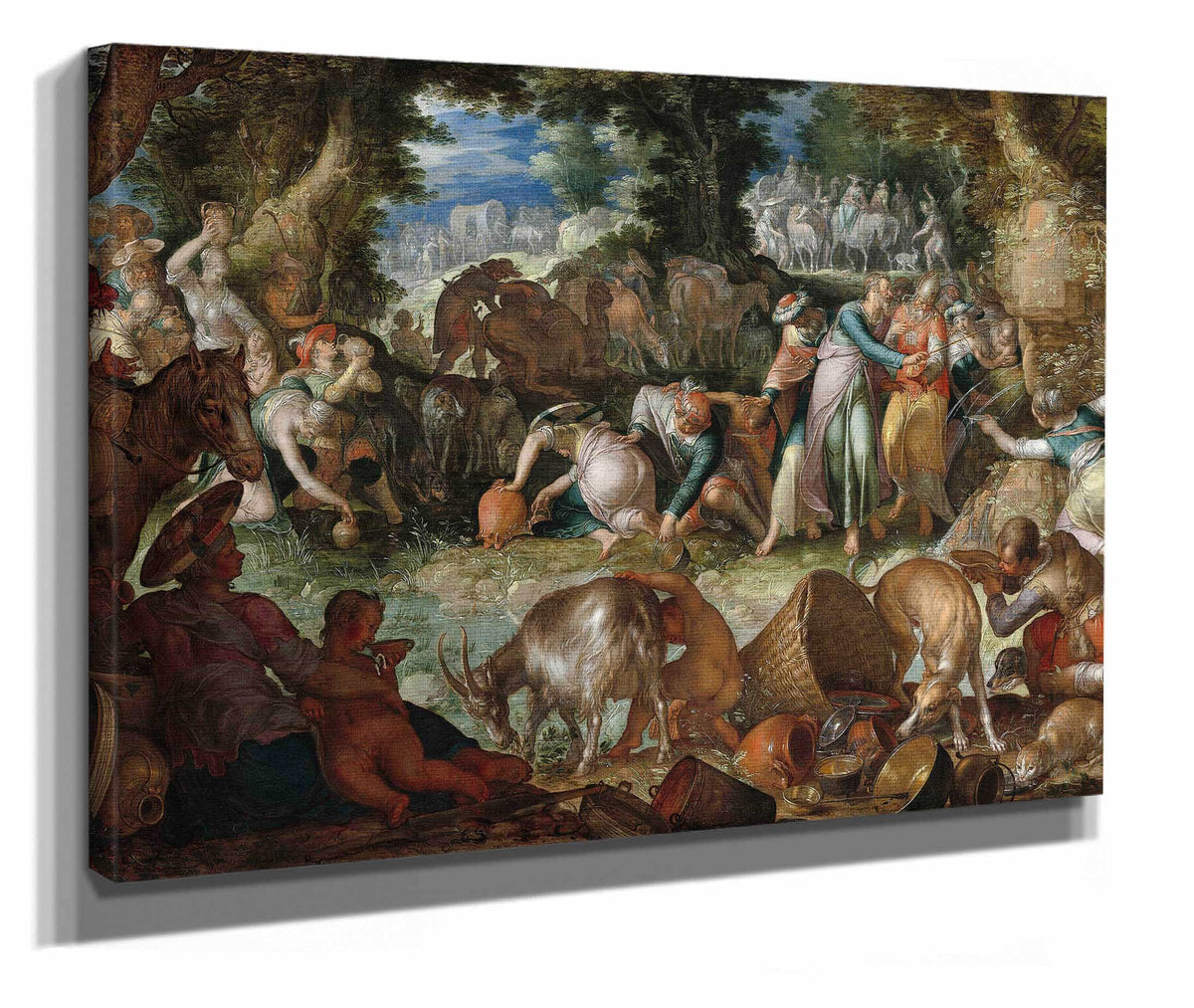 Moses Striking The Rock by Joachim Wtewael