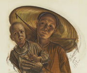Mother And Child by Alexander Evgenievich Yakovlev