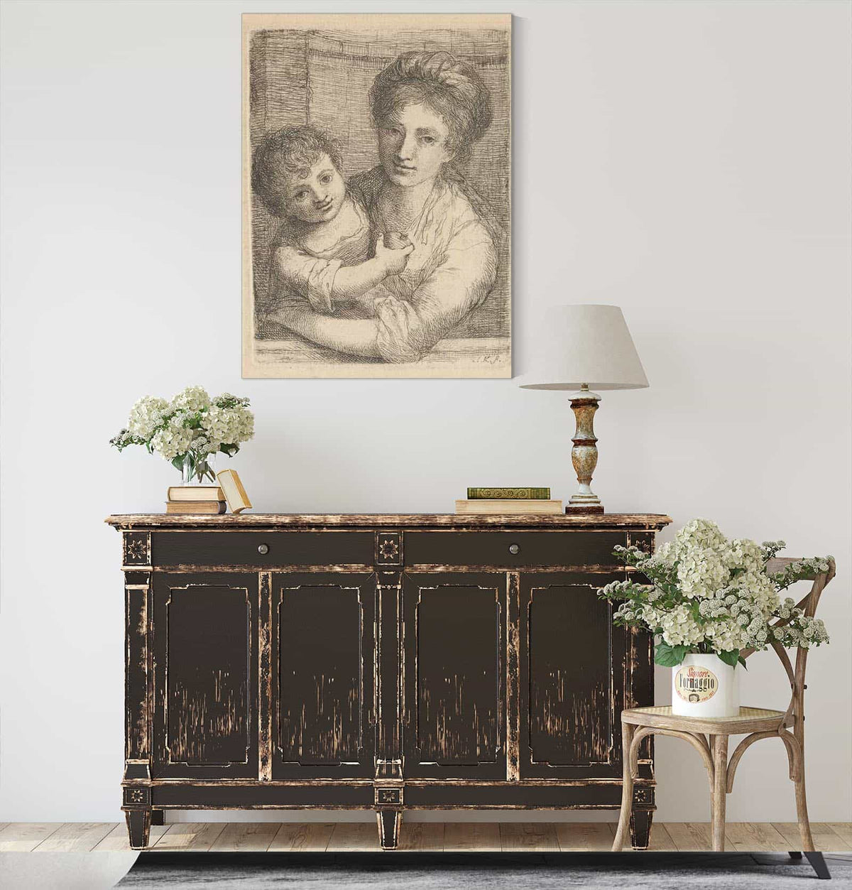 Mother And Child by Angelica Kauffmann