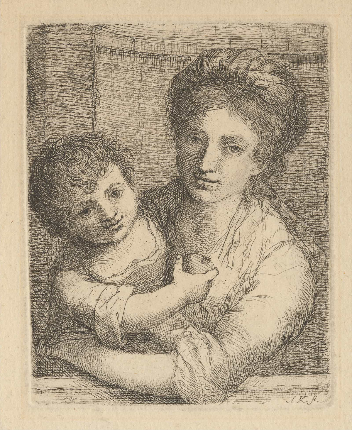 Mother And Child by Angelica Kauffmann