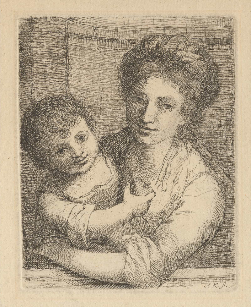 Mother And Child by Angelica Kauffmann