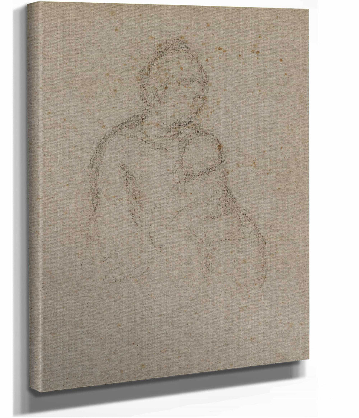 Mother And Child Recto S by Paul Gauguin