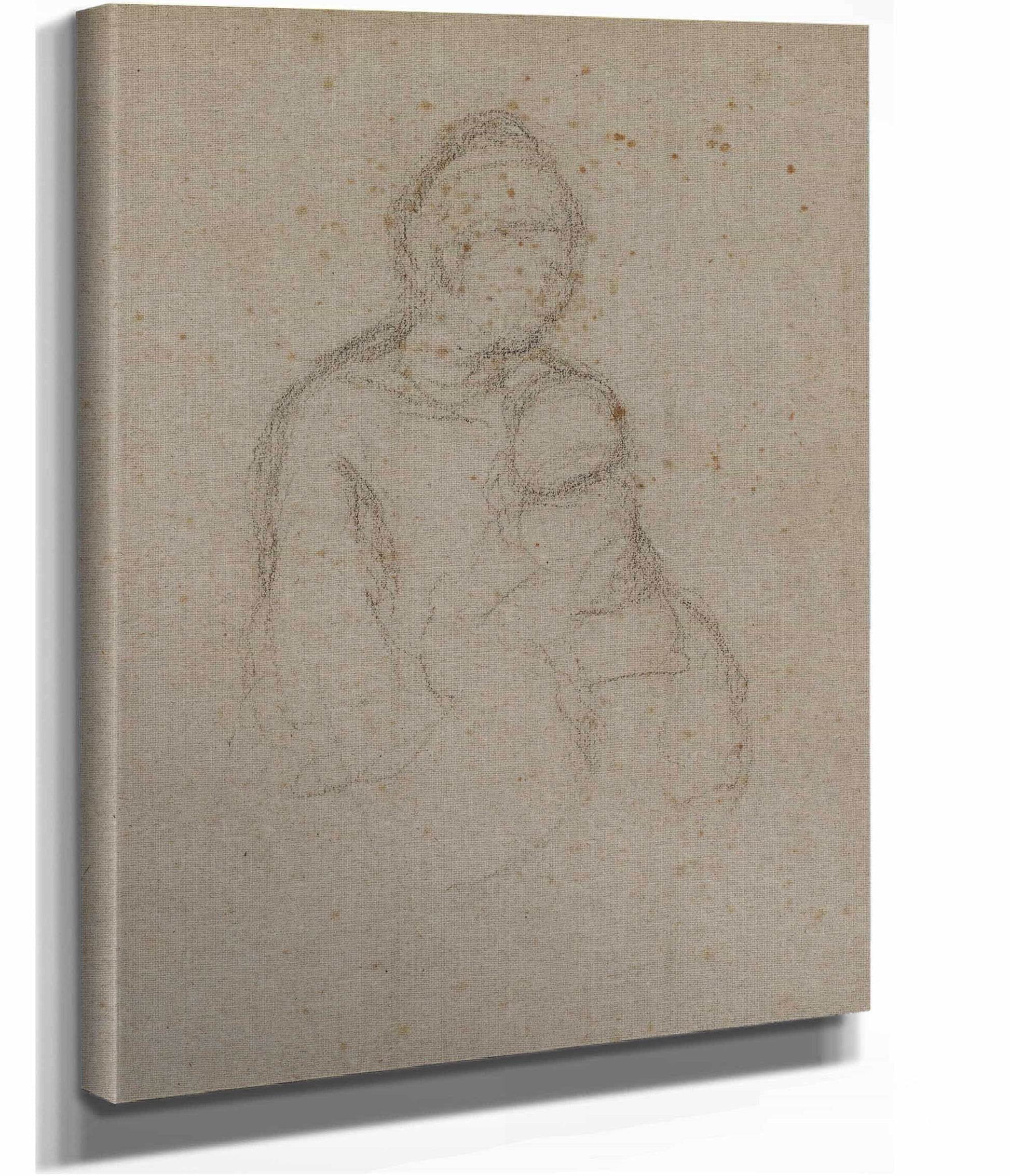 Mother And Child Recto S by Paul Gauguin