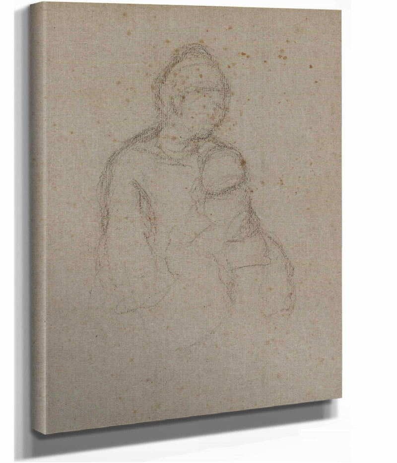 Mother And Child Recto S by Paul Gauguin