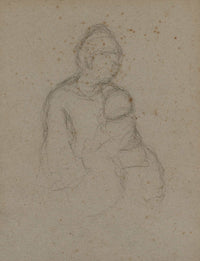 Mother And Child Recto S by Paul Gauguin