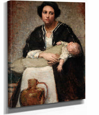 Mother And Sleeping Baby by Alice Pike Barney