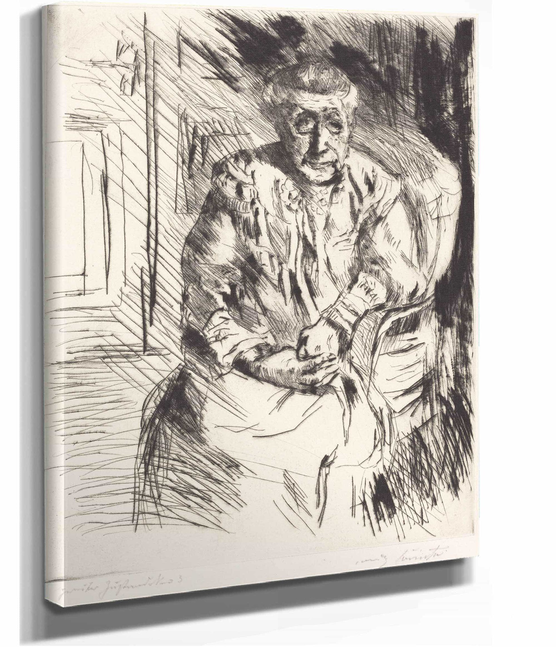 Mother In Law Bei Den Corinthern by Lovis Corinth