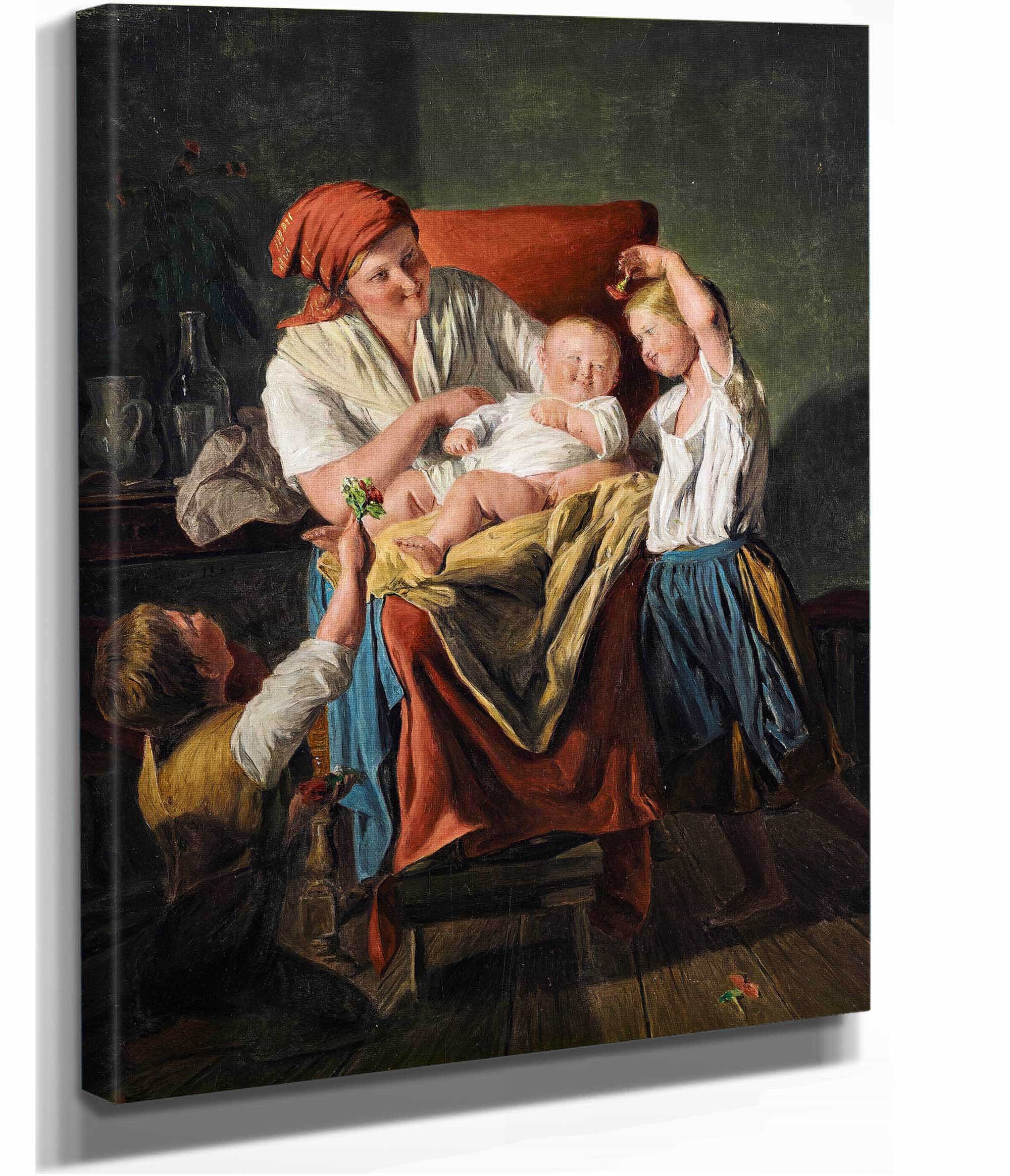 Mother Luck by Ferdinand Georg Waldmuller