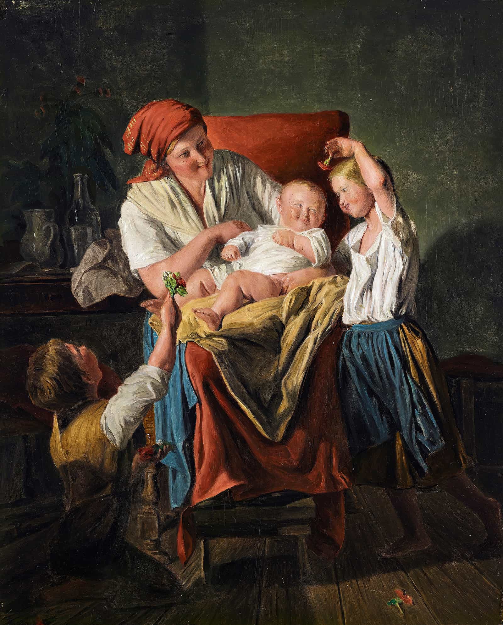 Mother Luck by Ferdinand Georg Waldmuller