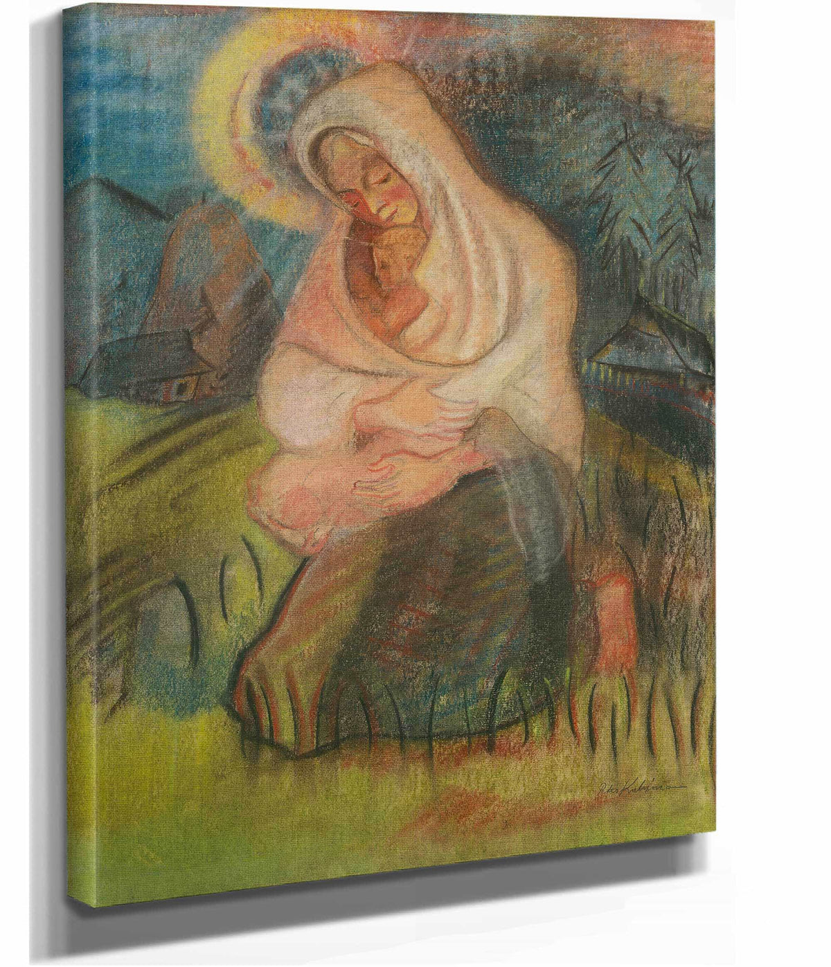 Mother With A Child by Arnold Peter Weisz Kubincan