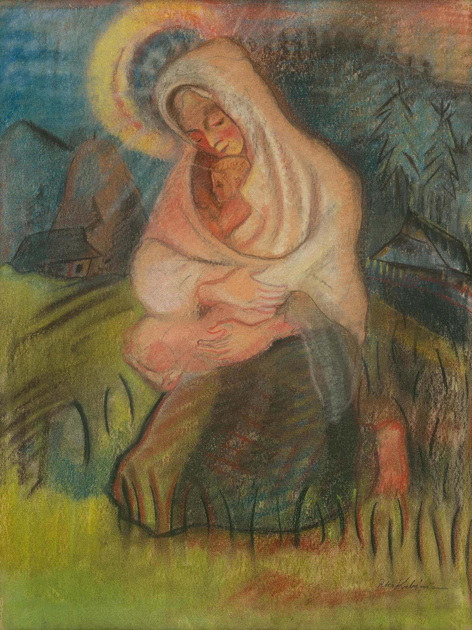 Mother With A Child by Arnold Peter Weisz Kubincan