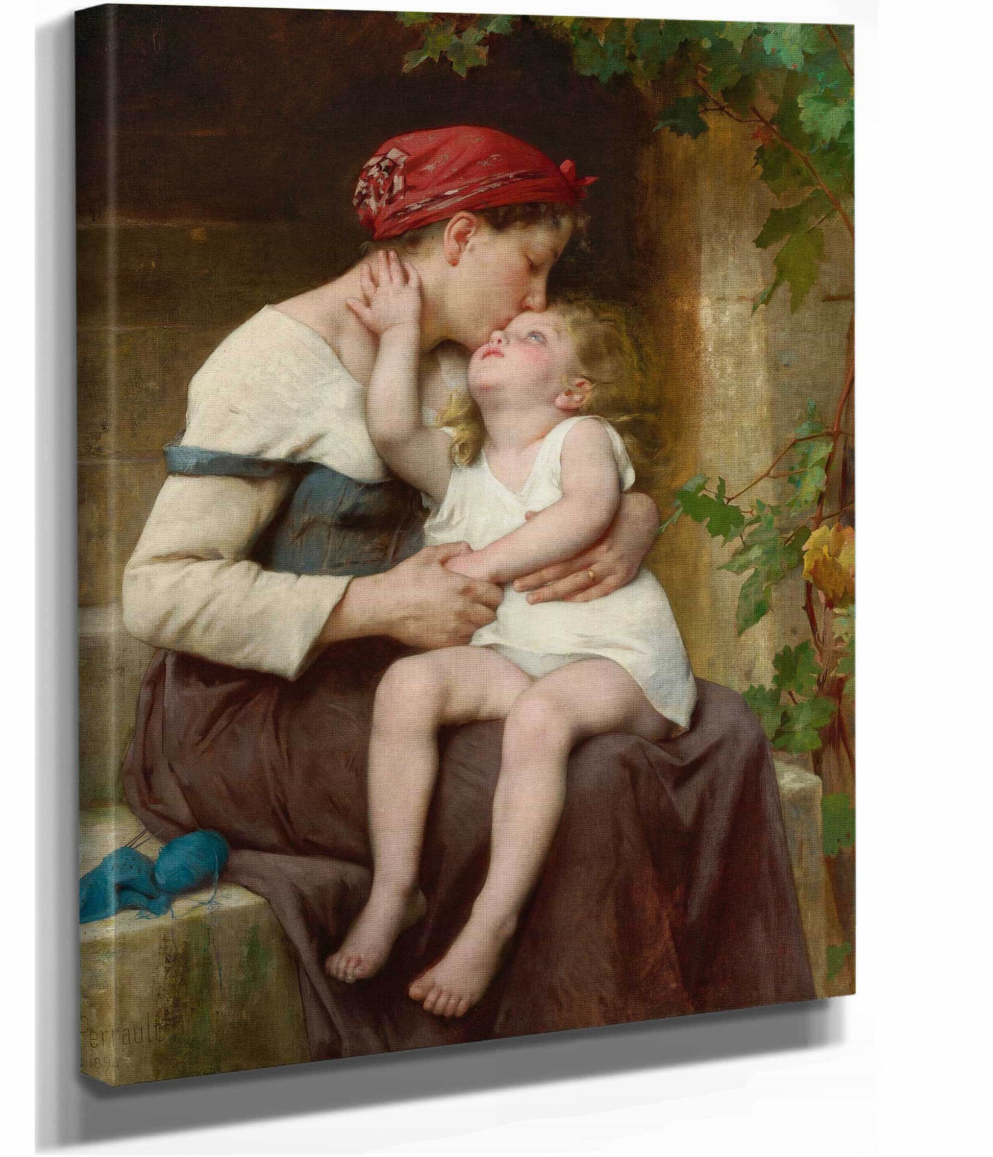 Mother With Child by Leon Jean Basile Perrault