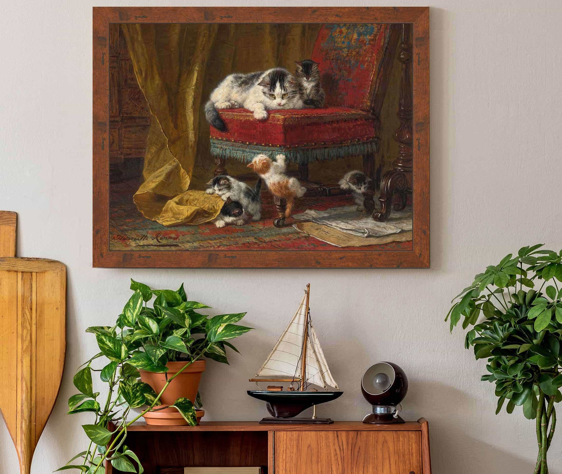 Mothers Pride by Henriette Ronner Knip