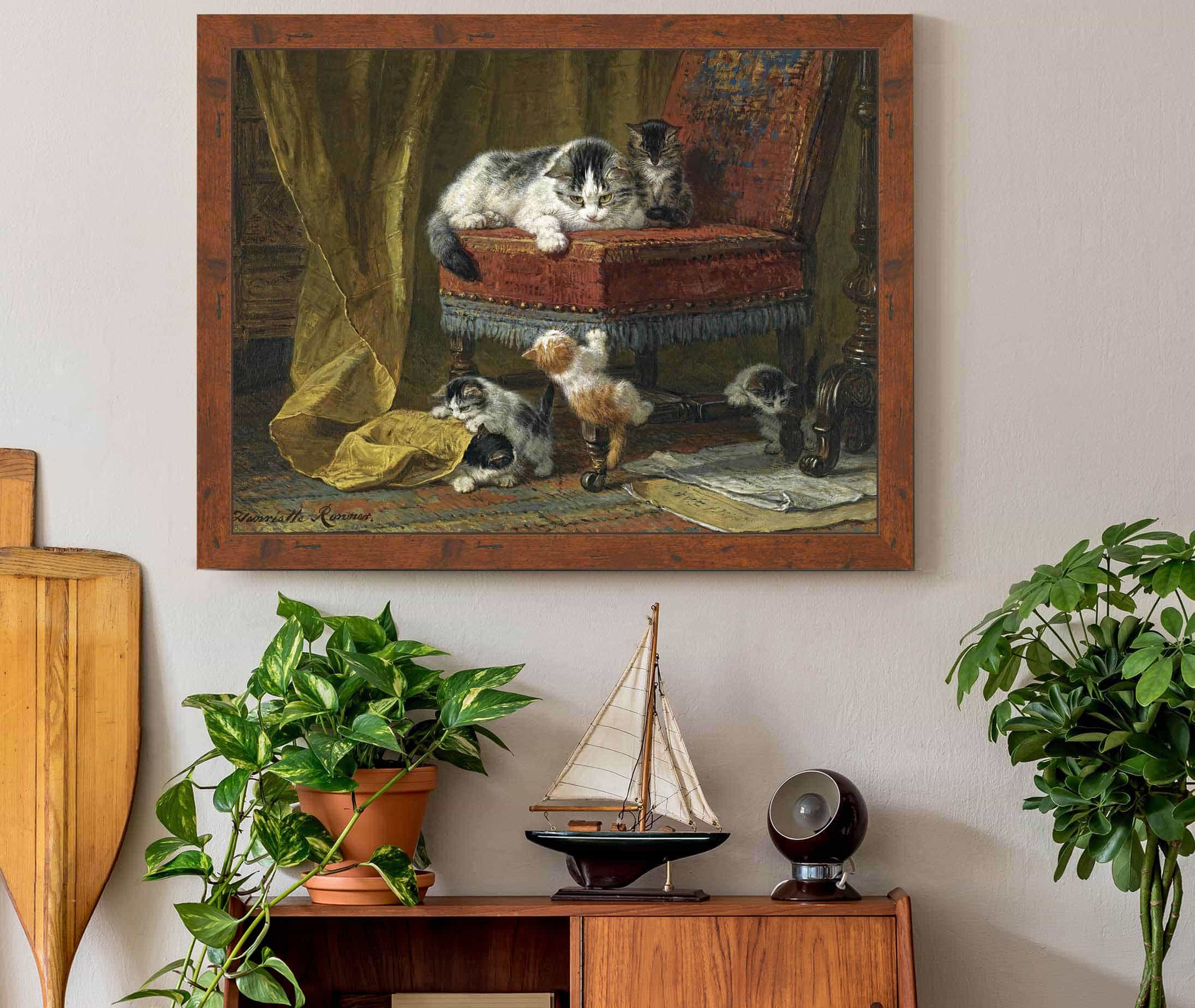 Mothers Pride by Henriette Ronner Knip