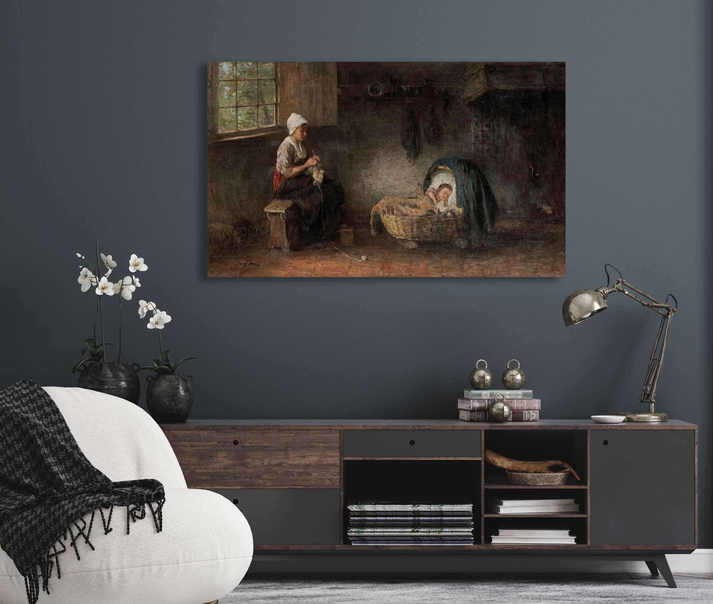 Mothers Treasure by Jozef Israels