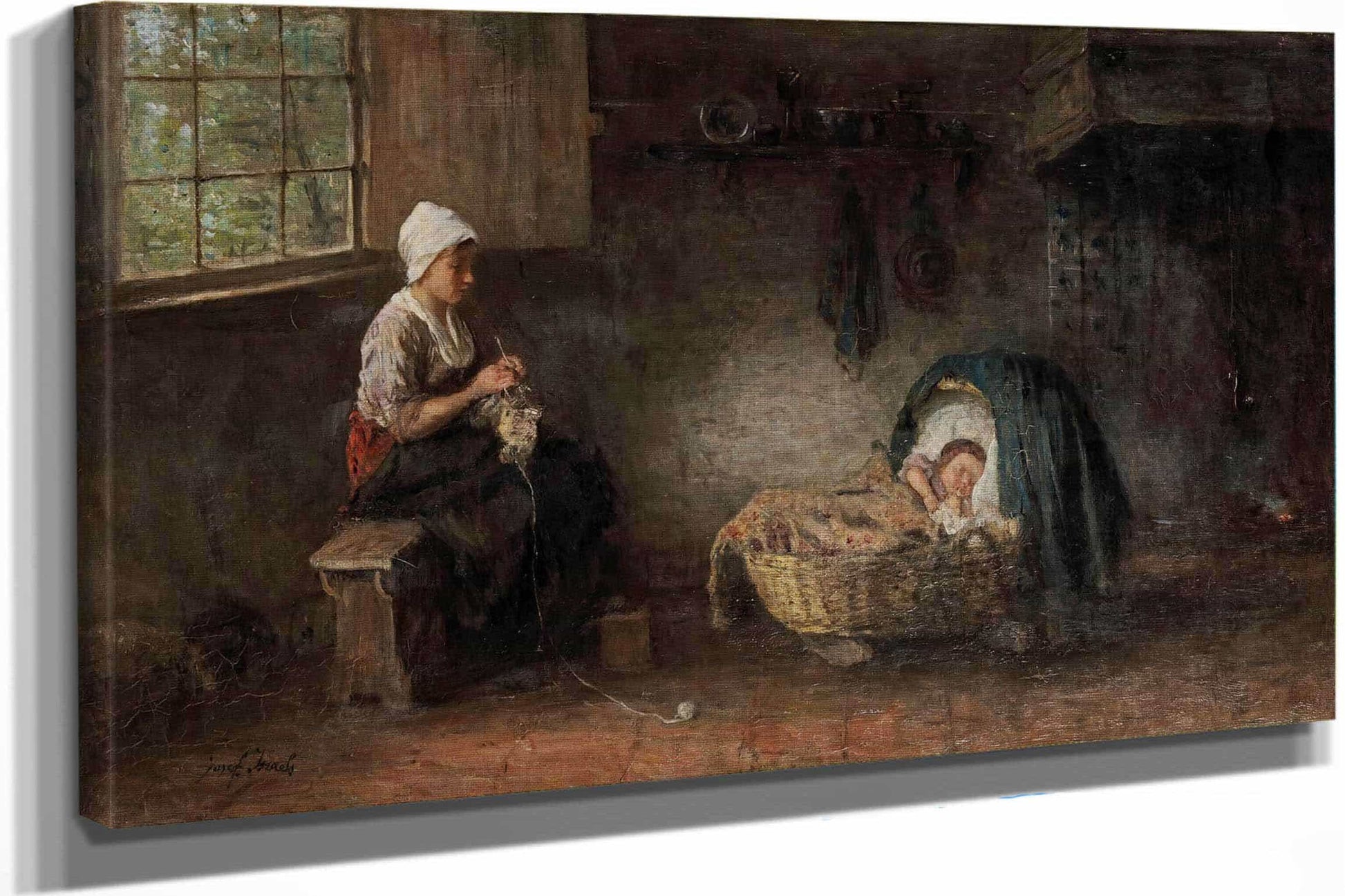 Mothers Treasure by Jozef Israels