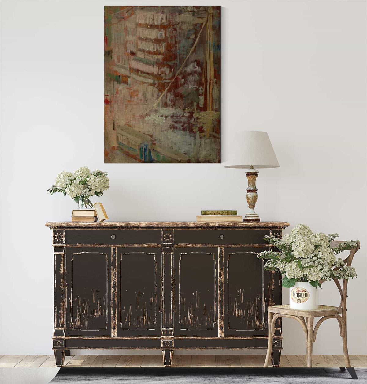 Motif From Paris by Olga Boznanska