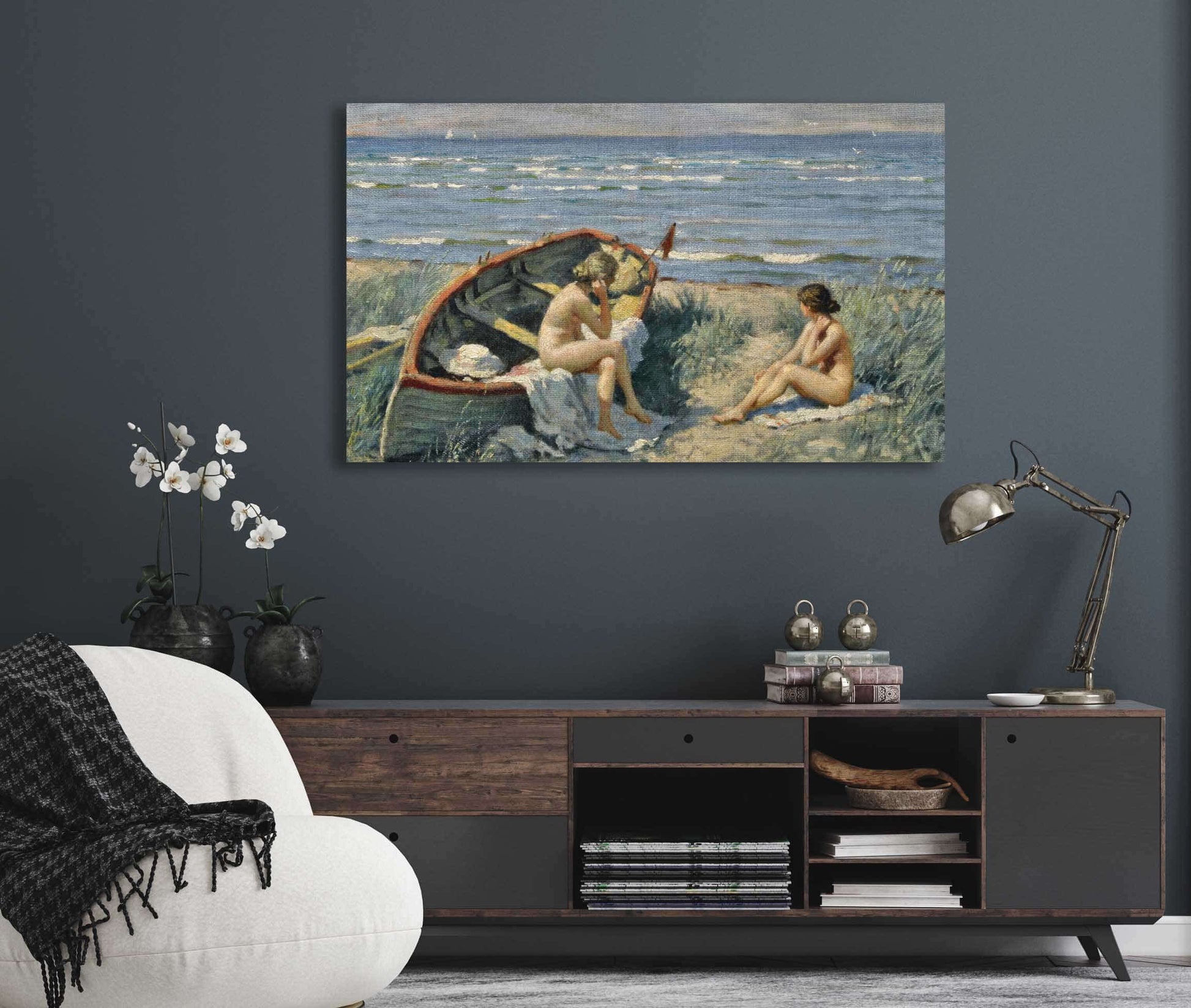 Motiv Fra Bastad by Paul Fischer