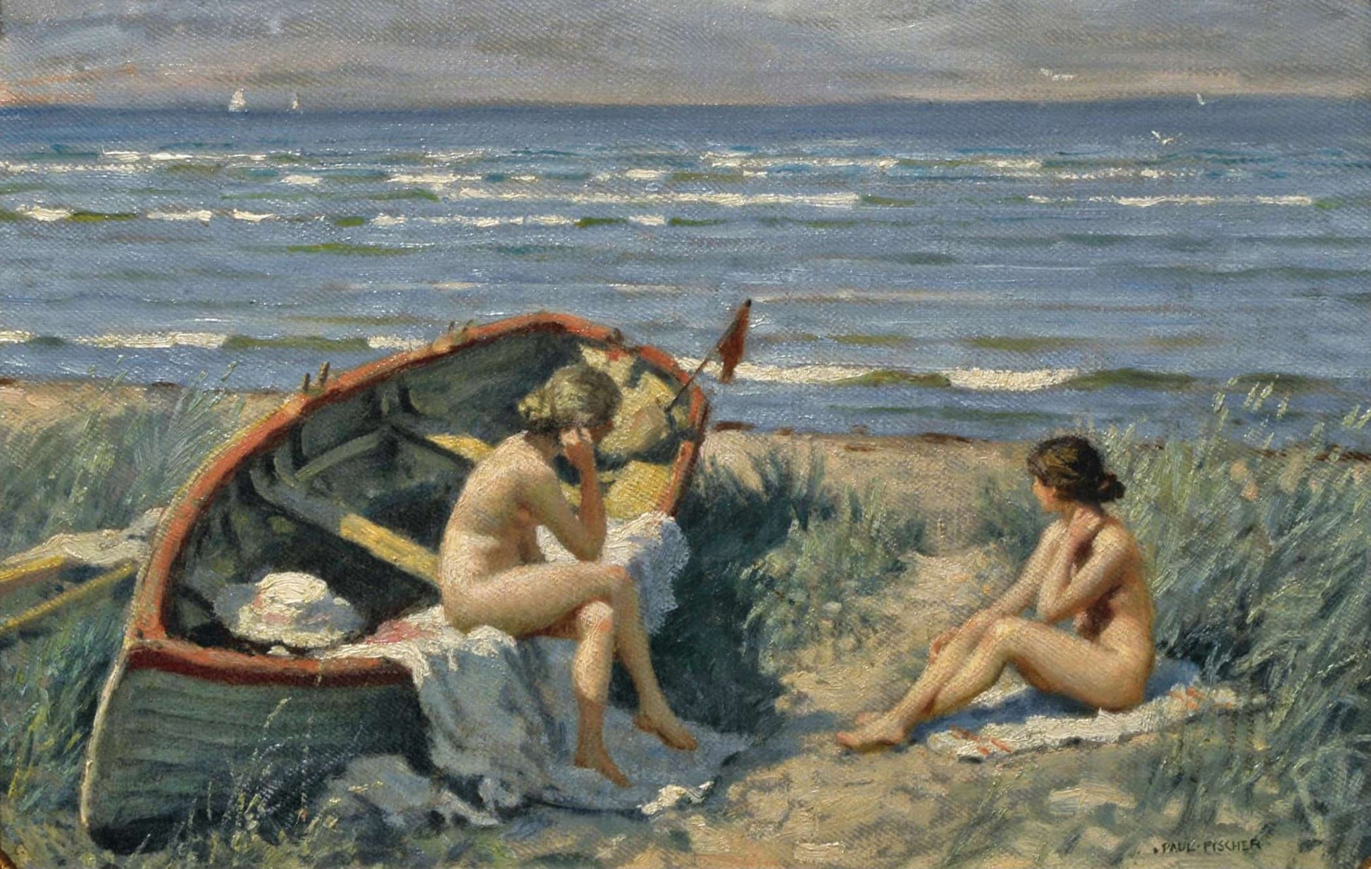 Motiv Fra Bastad by Paul Fischer