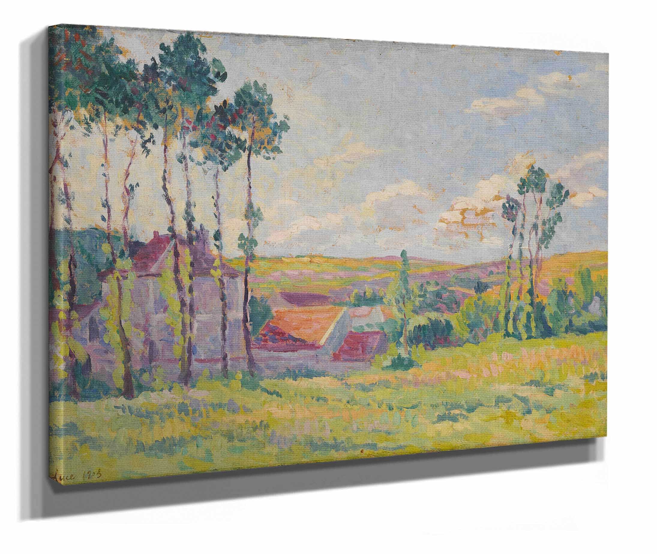 Moulineux La Teinderie by Maximilien Luce