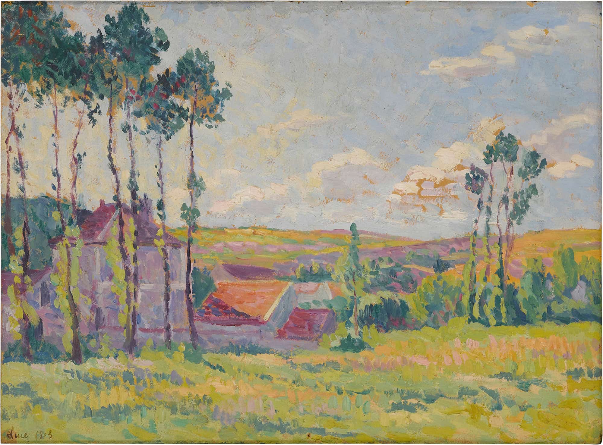 Moulineux La Teinderie by Maximilien Luce