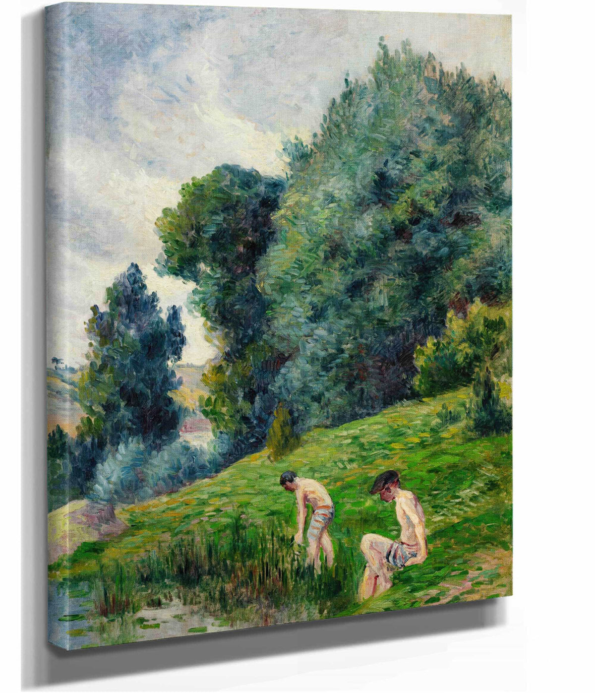 Moulineux Les Baigneurs by Maximilien Luce