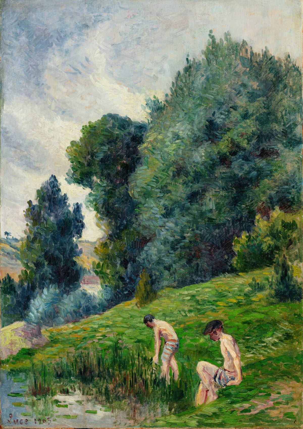 Moulineux Les Baigneurs by Maximilien Luce