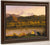 Mount Baker Washington From The Frazier River Encampment In The Rockies By Albert Bierstadt