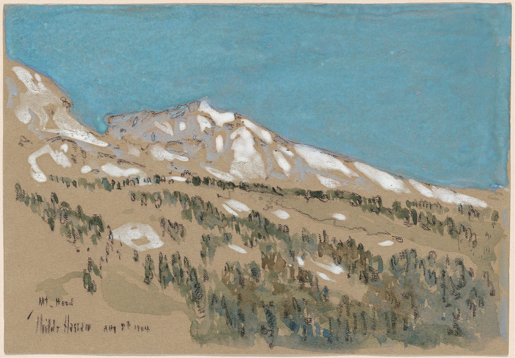 Mount Hoodoregon by Childe Hassam