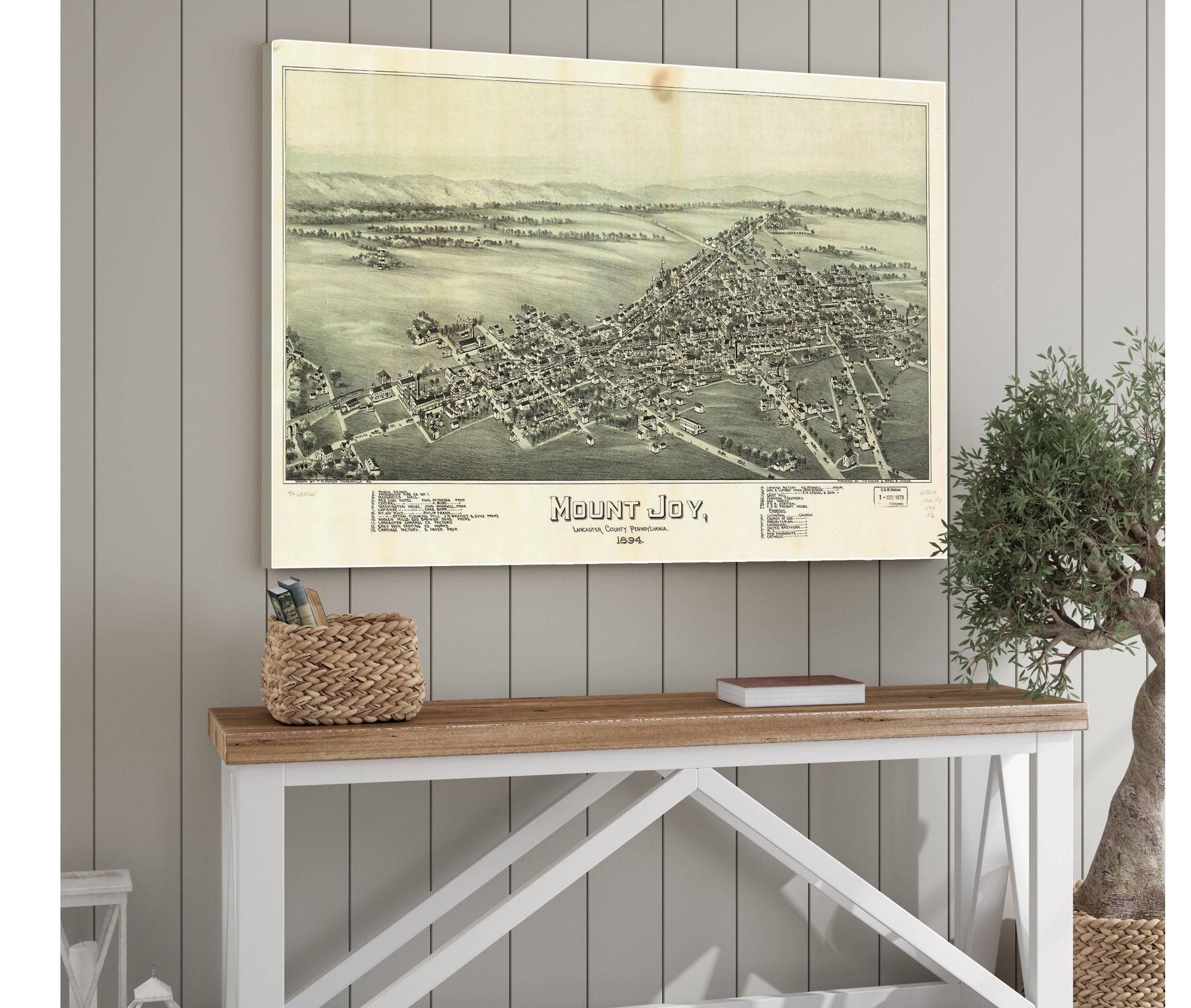 Mount Joy Lancaster County Pennsylvania 1894  State Of Pennsylvania