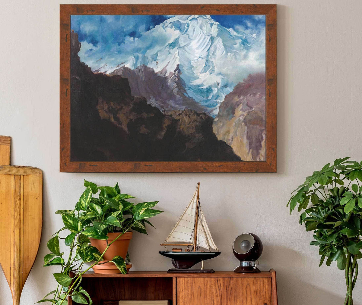 Mount Rakaposhi by Alexander Evgenievich Yakovlev