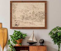 Mountain Landscape  by Nicolas Poussin