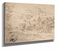 Mountain Landscape  by Nicolas Poussin