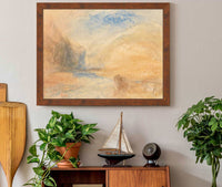 Mountain Landscape With Lake by Joseph Mallord William Turner