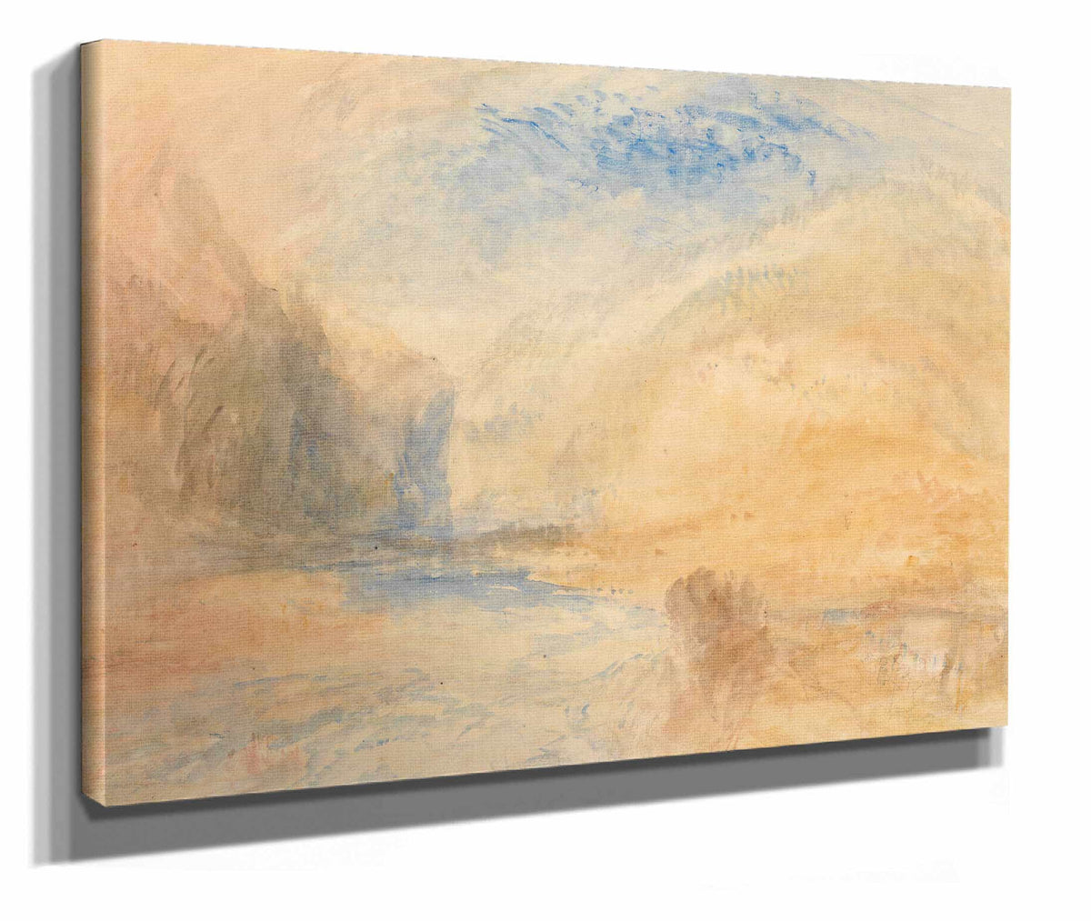 Mountain Landscape With Lake by Joseph Mallord William Turner