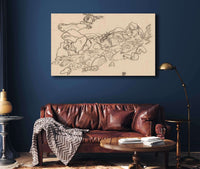 Mountain Stream by Egon Schiele