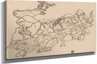 Mountain Stream by Egon Schiele