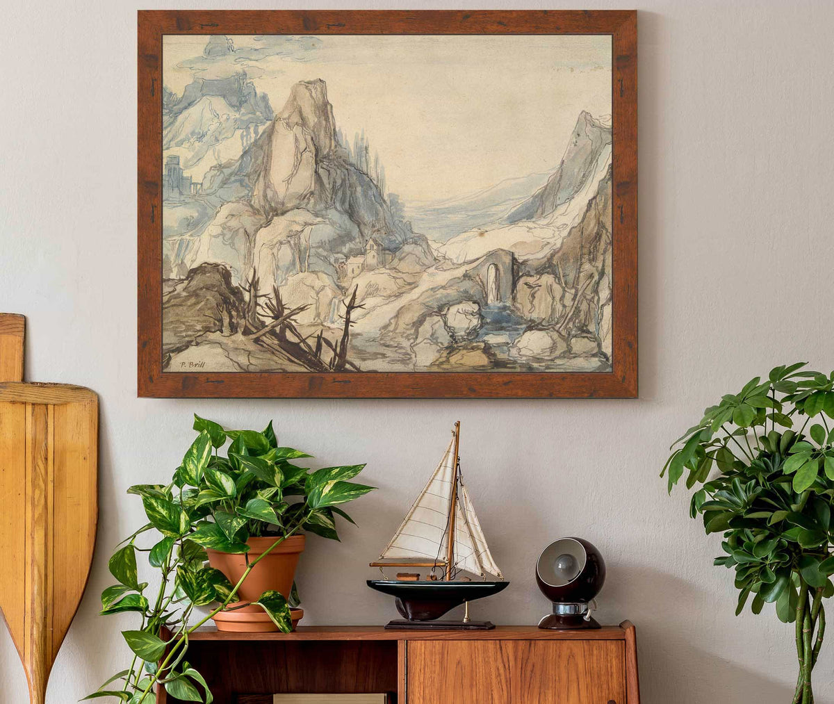 Mountainous Landscape Th Century by Jan Brueghel The Elder