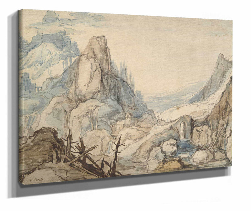 Mountainous Landscape Th Century by Jan Brueghel The Elder