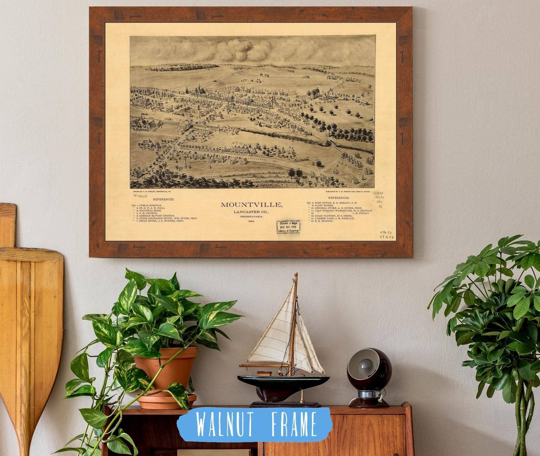 Mountville Lancaster Co Pennsylvania 1894 State of Pennsylvania
