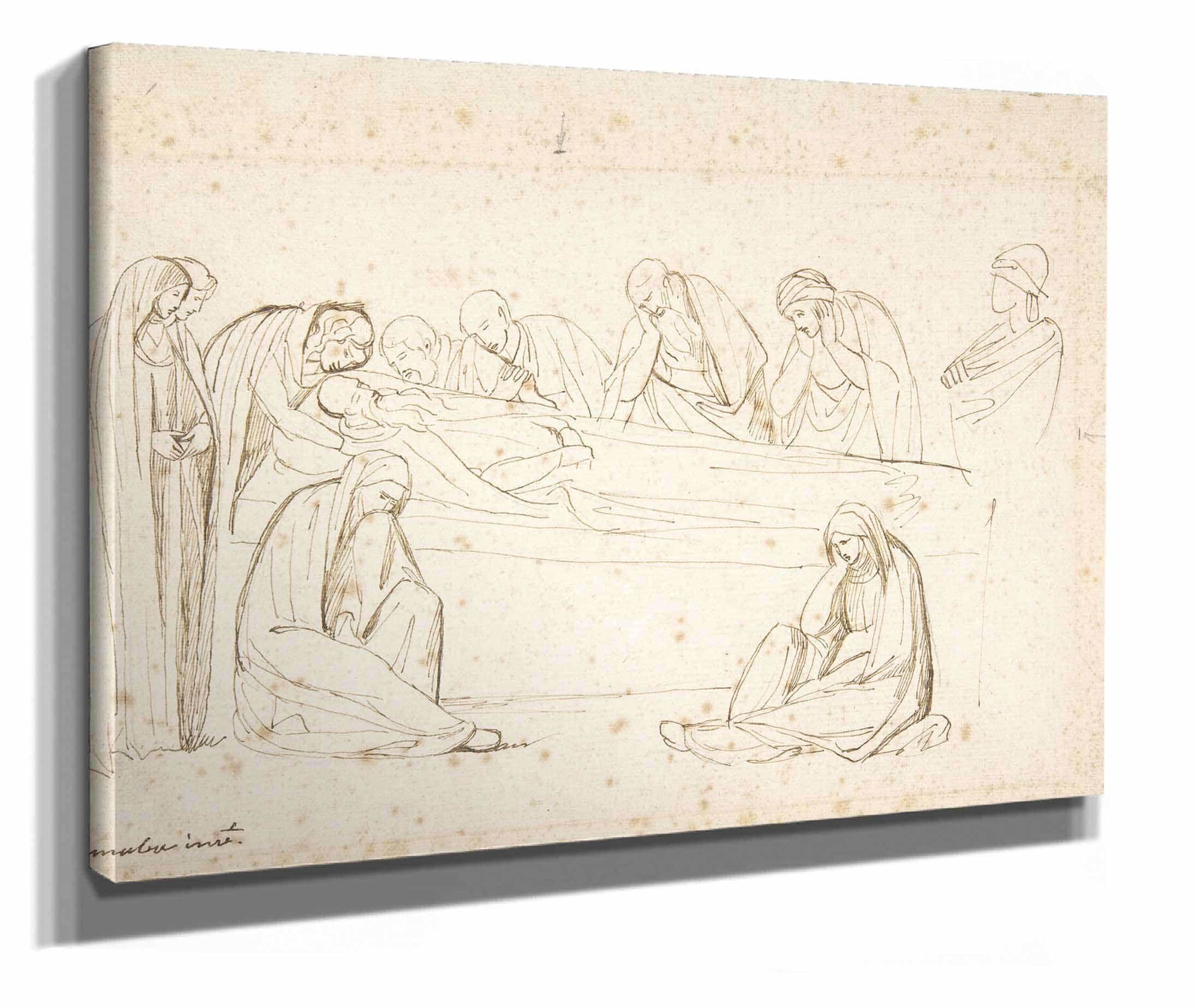 Mourning Figures  by George Romney