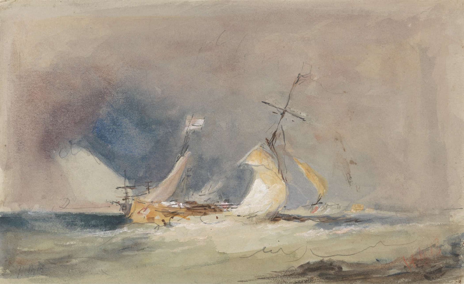 Mouth Of The Humber by Hercules Brabazon Brabazon
