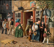 Moving Day Scene by Wilhelm Marstrand