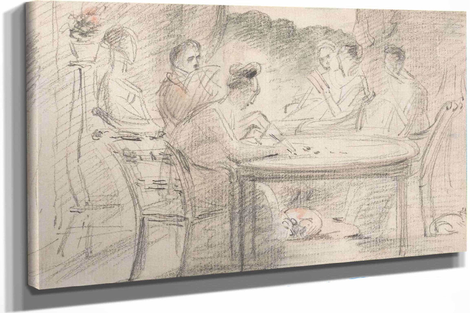 Mr Hobson Of Markfield And Family by John Constable