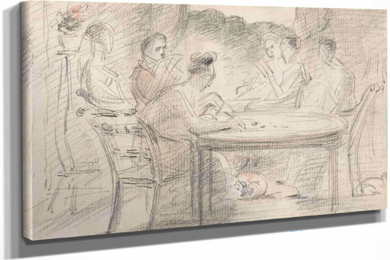 Mr Hobson Of Markfield And Family by John Constable