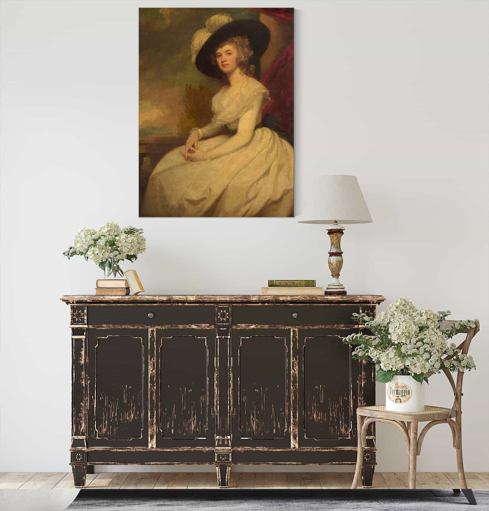 Mrs Bryan Cooke   by George Romney