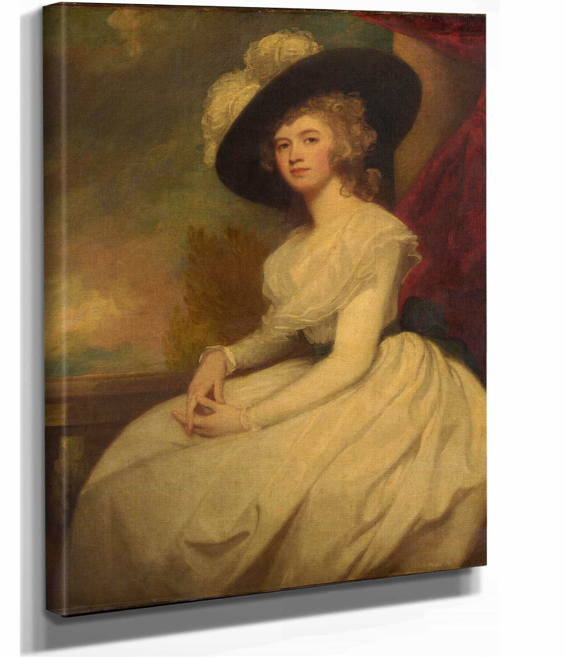 Mrs Bryan Cooke   by George Romney