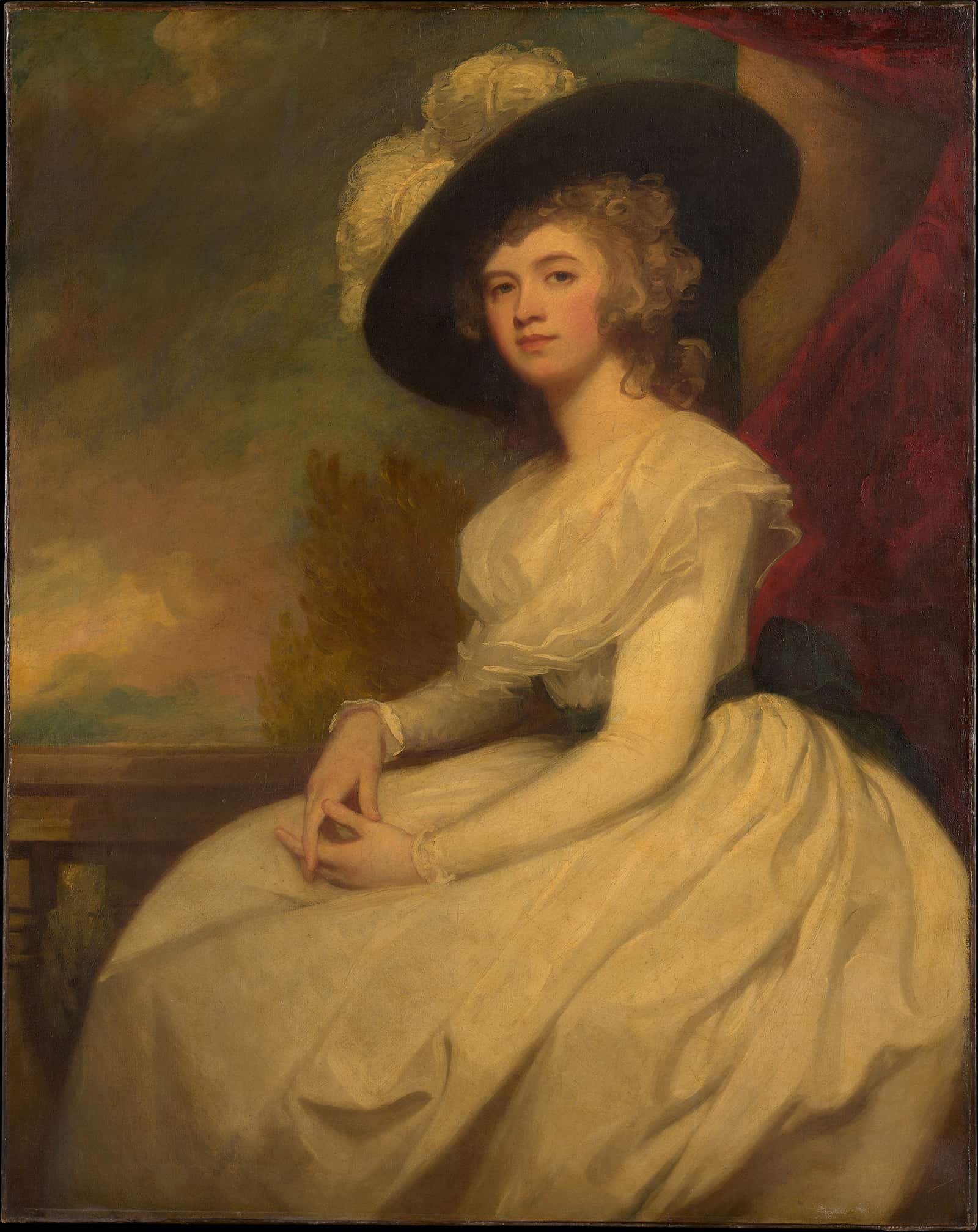 Mrs Bryan Cooke   by George Romney