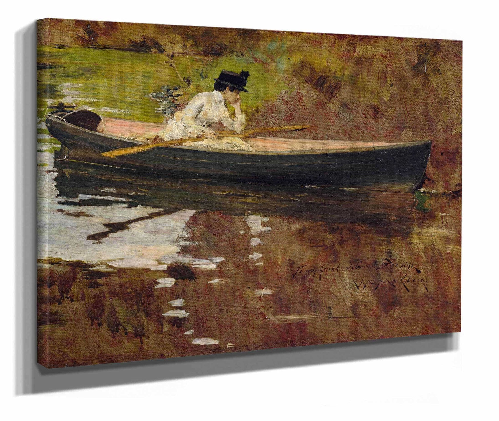 Mrs Chase In Prospect Park by William Merritt Chase